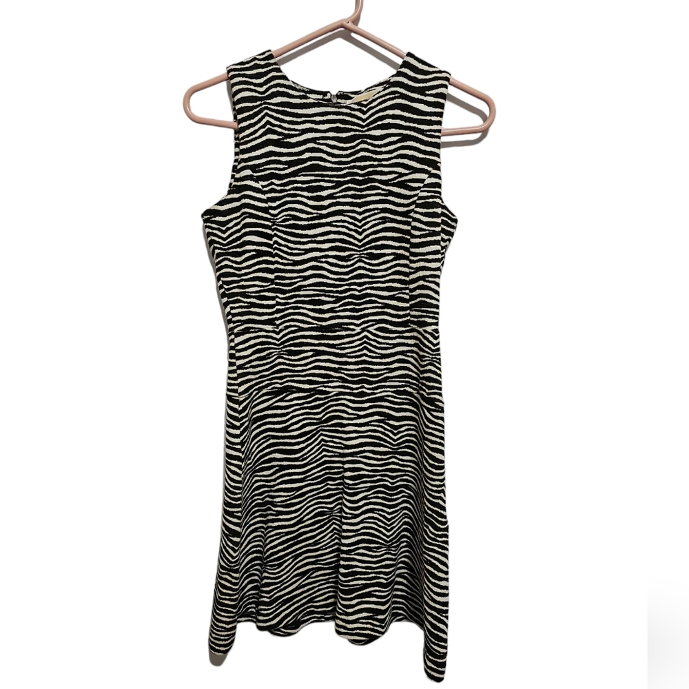Michael Dress Zebra Print
